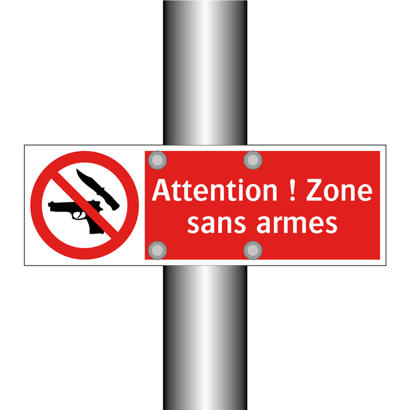 Attention ! Zone sans armes