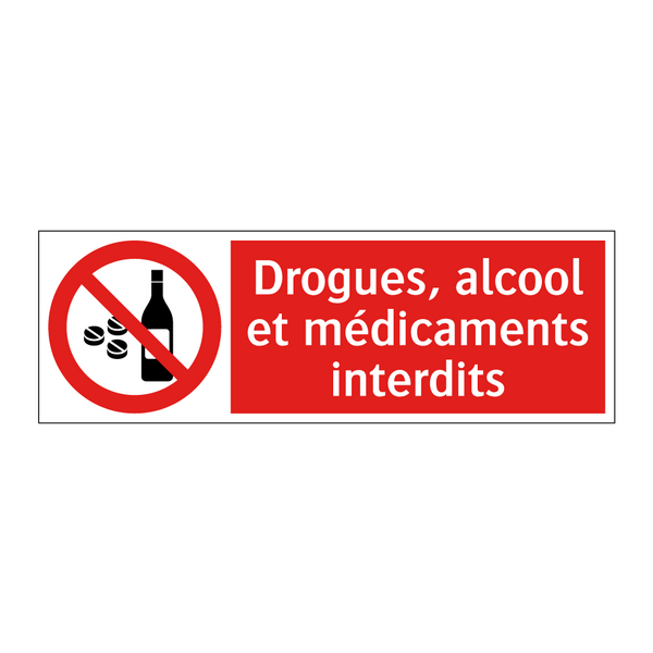 Drogues, alcool et médicaments interdits