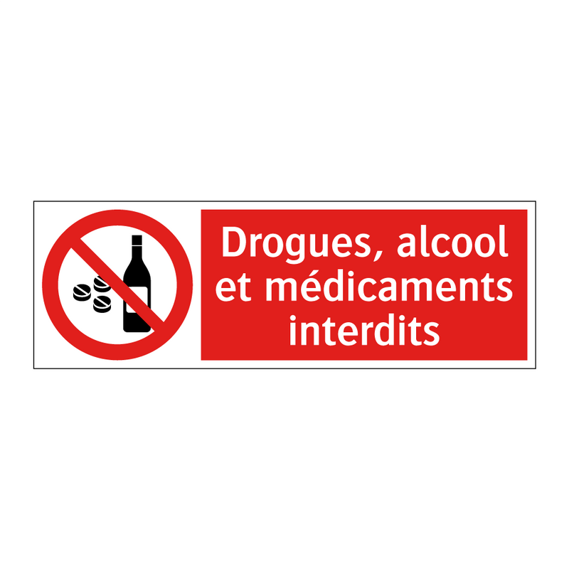 Drogues, alcool et médicaments interdits