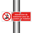 Interdiction de stationner pour les scooters de mobilité