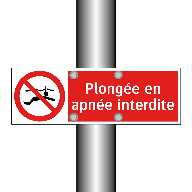 Plongée en apnée interdite
