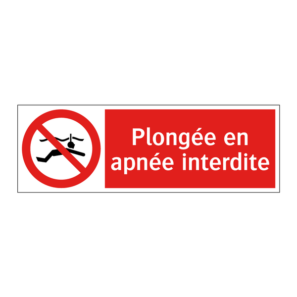 Plongée en apnée interdite