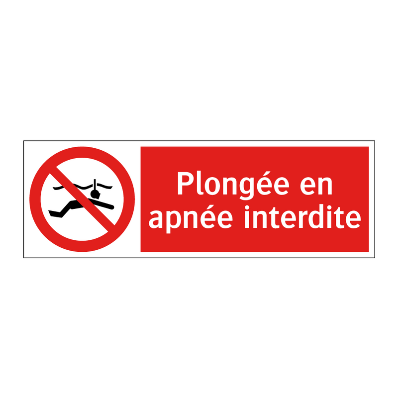 Plongée en apnée interdite