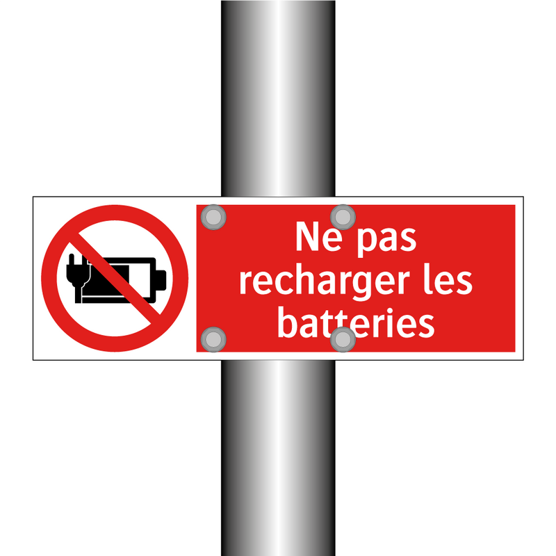 Ne pas recharger les batteries