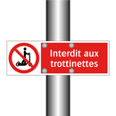 Interdit aux trottinettes