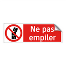 Ne pas empiler