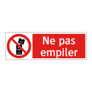 Ne pas empiler
