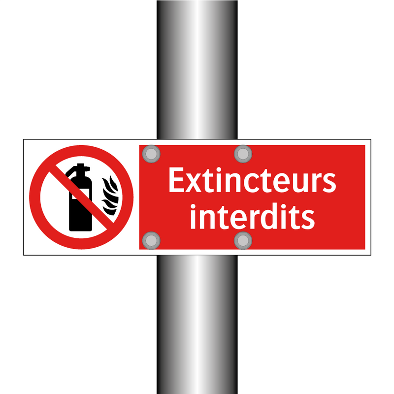 Extincteurs interdits