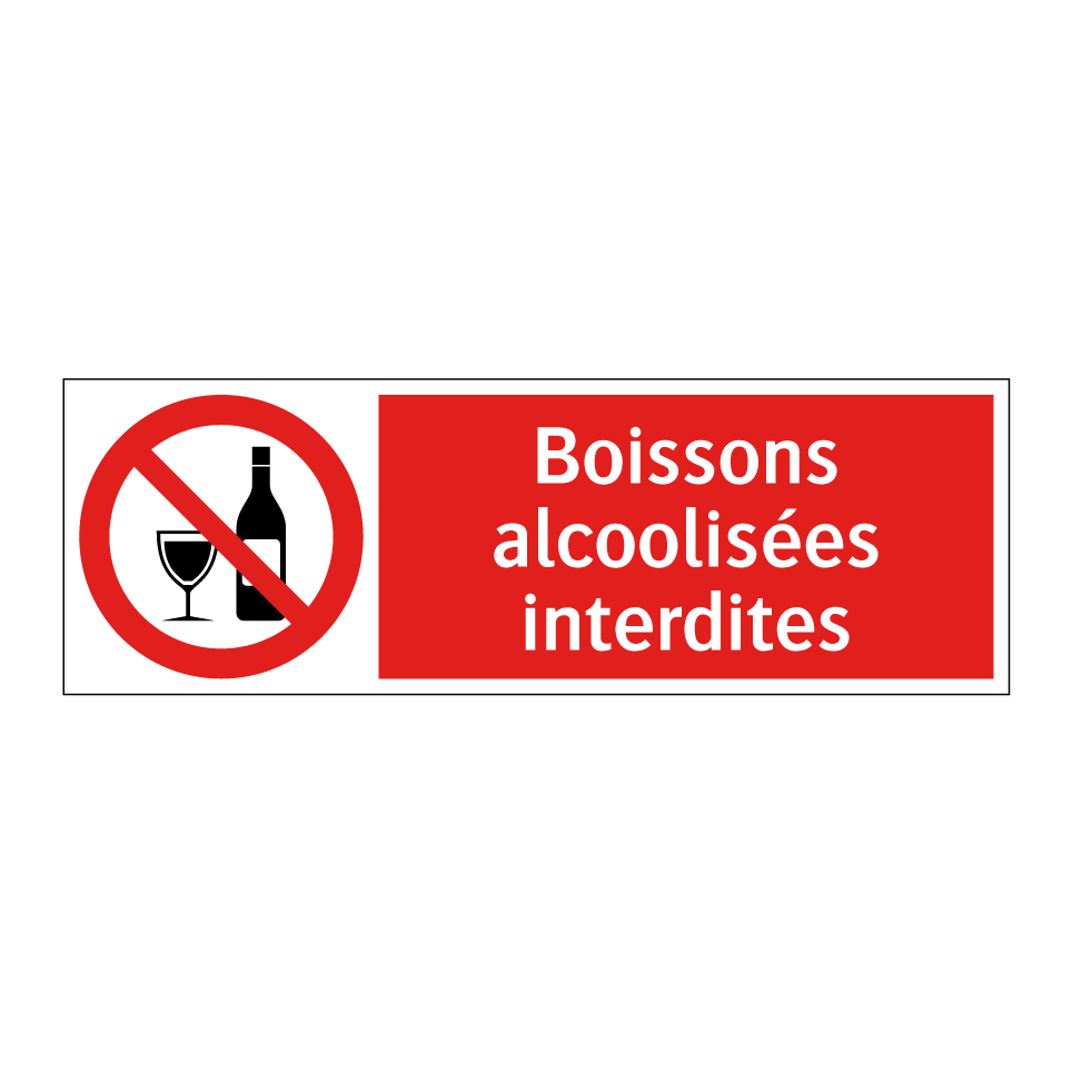 Boissons alcoolisées interdites