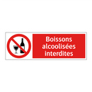 Boissons alcoolisées interdites