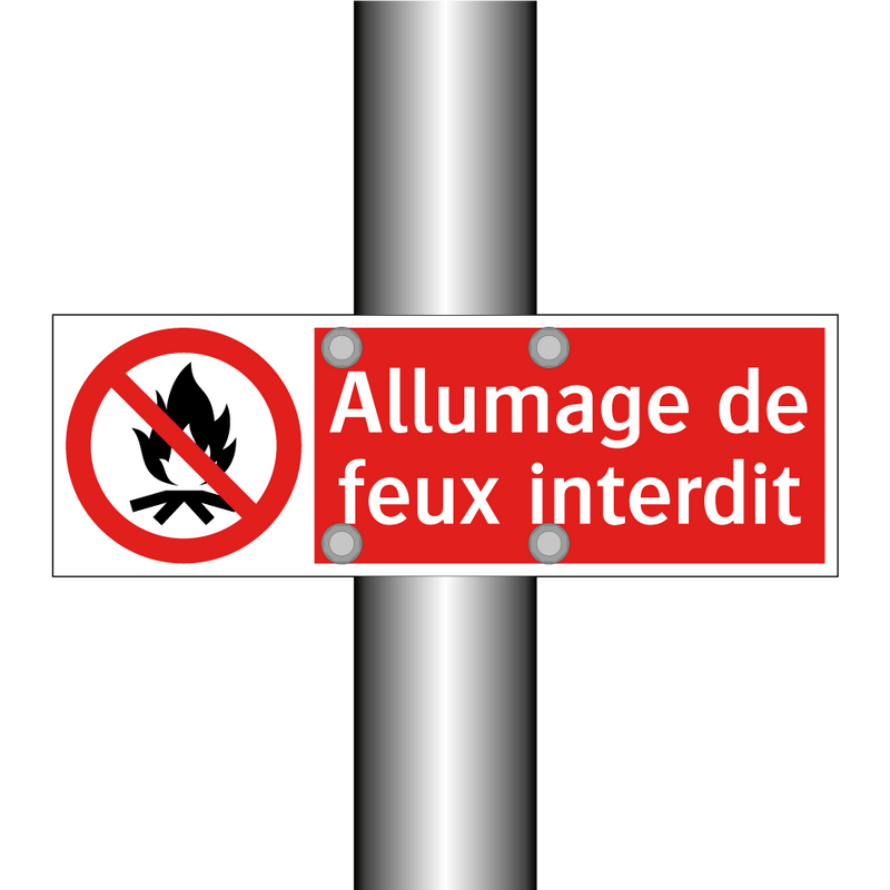 Allumage de feux interdit
