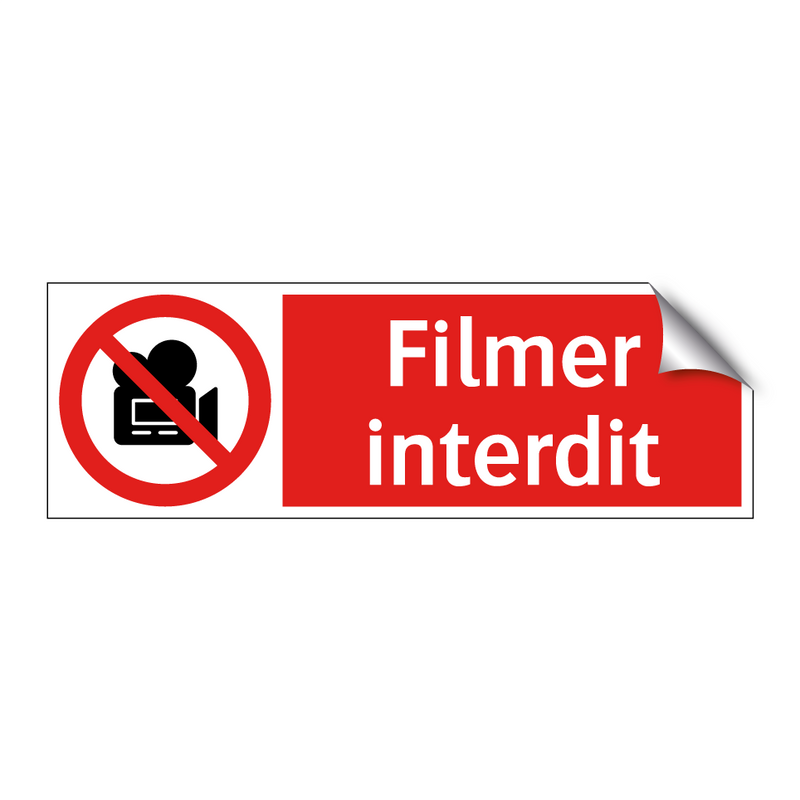 Filmer interdit