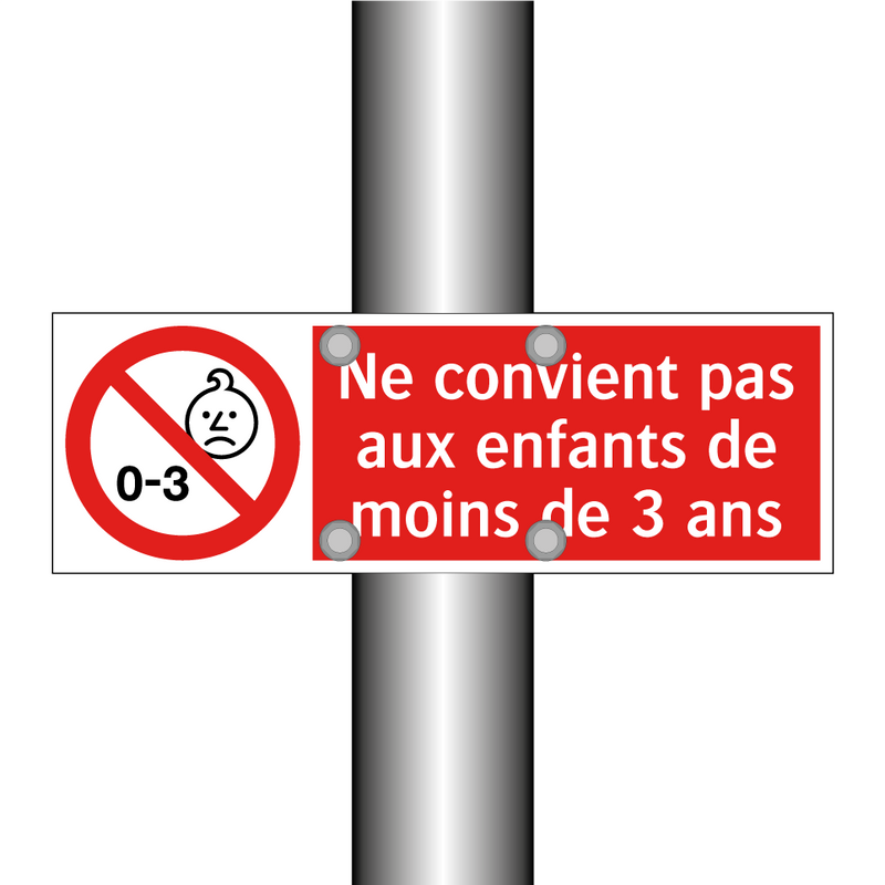 Ne convient pas aux enfants de moins de 3 ans