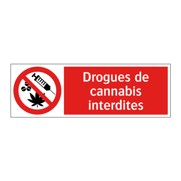Drogues de cannabis interdites