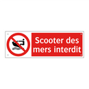 Scooter des mers interdit