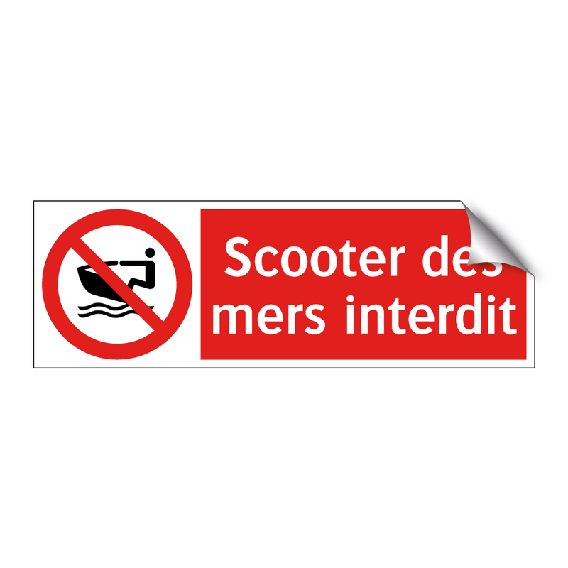 Scooter des mers interdit