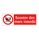 Scooter des mers interdit