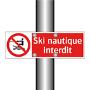 Ski nautique interdit