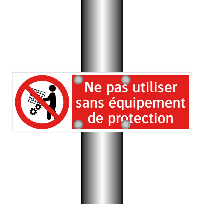 Ne pas utiliser sans équipement de protection
