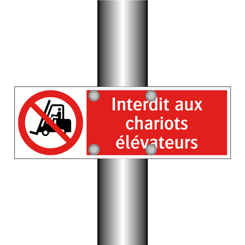 Interdit aux chariots élévateurs