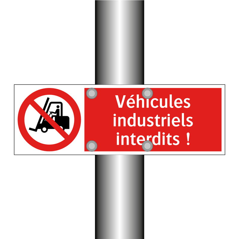 Véhicules industriels interdits !