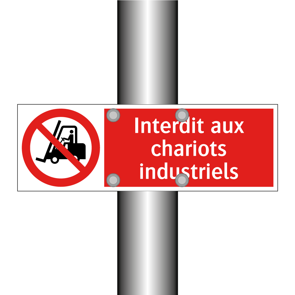 Interdit aux chariots industriels