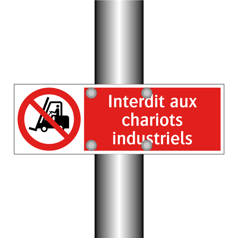 Interdit aux chariots industriels