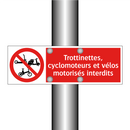 Trottinettes, cyclomoteurs et vélos motorisés interdits