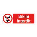 Bikini interdit