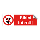 Bikini interdit