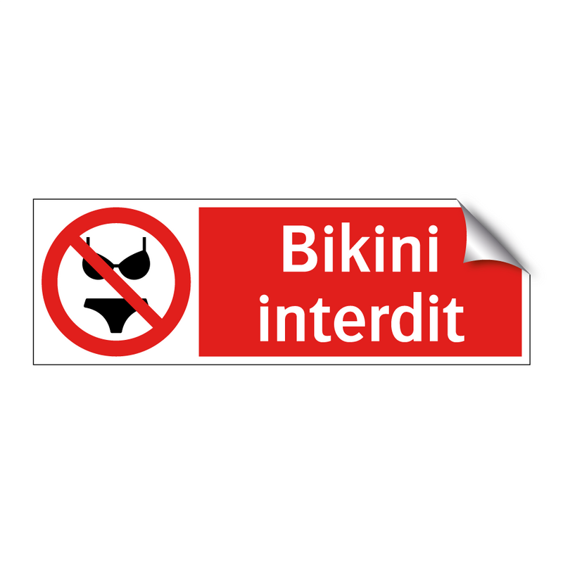 Bikini interdit