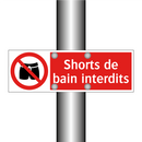 Shorts de bain interdits