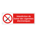 Interdiction de fumer des cigarettes électroniques