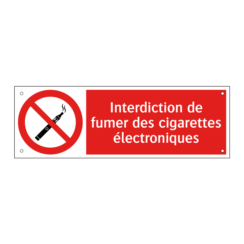 Interdiction de fumer des cigarettes électroniques