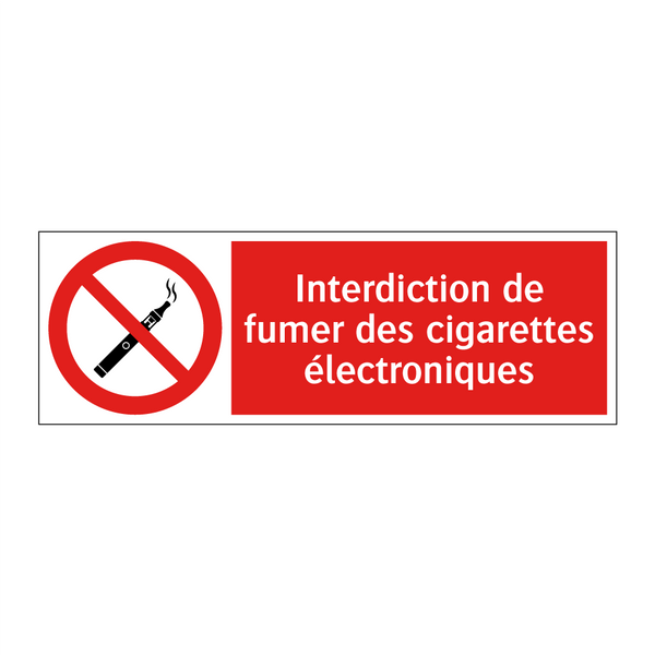 Interdiction de fumer des cigarettes électroniques