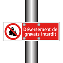 Déversement de gravats interdit