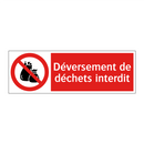 Déversement de déchets interdit