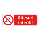 Kitesurf interdit