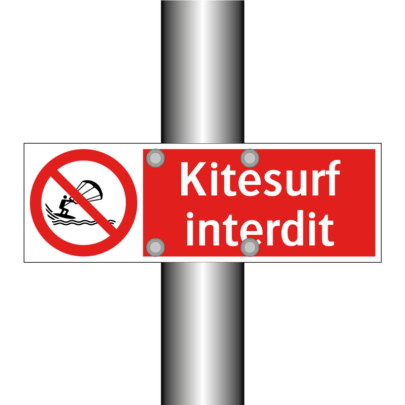 Kitesurf interdit