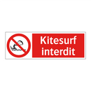 Kitesurf interdit