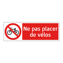 Ne pas placer de vélos