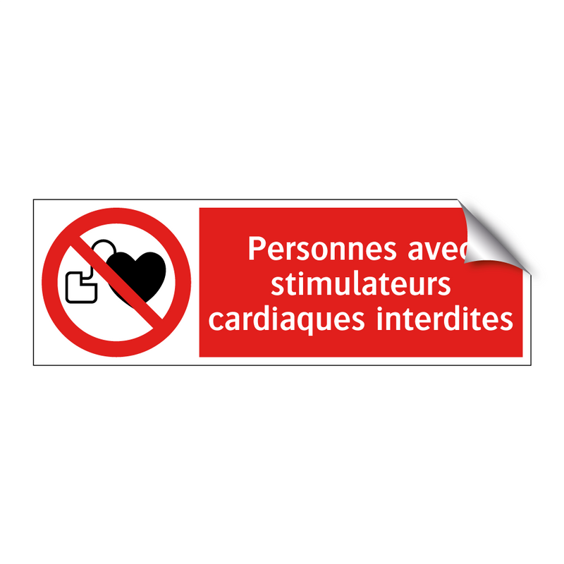 Personnes avec stimulateurs cardiaques interdites