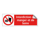 Interdiction de manger et de boire