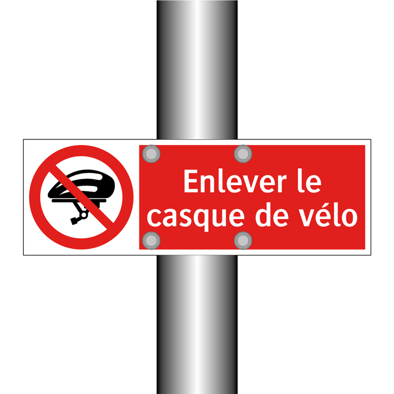 Enlever le casque de vélo