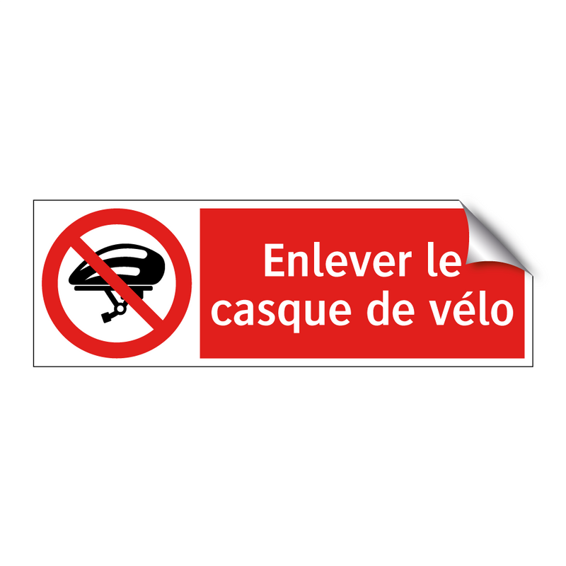 Enlever le casque de vélo
