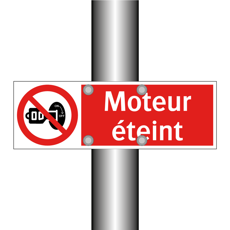 Moteur éteint
