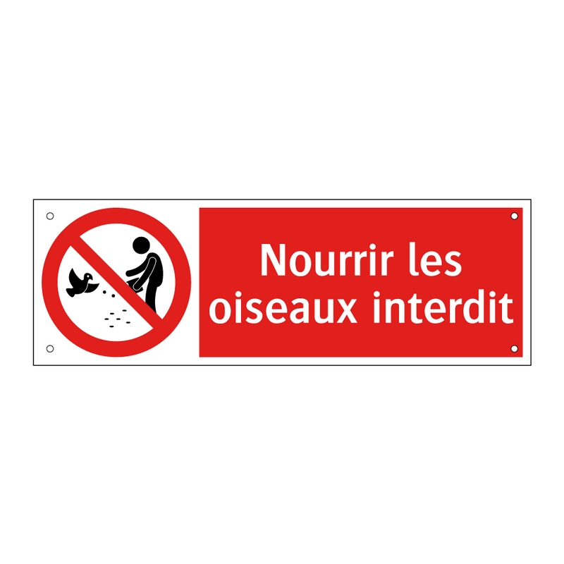 Nourrir les oiseaux interdit