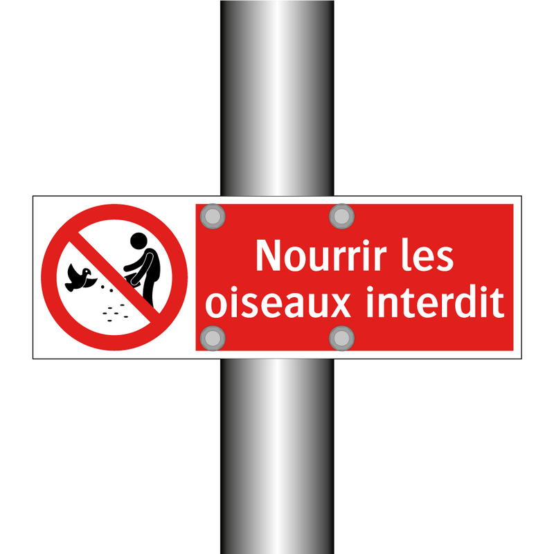 Nourrir les oiseaux interdit