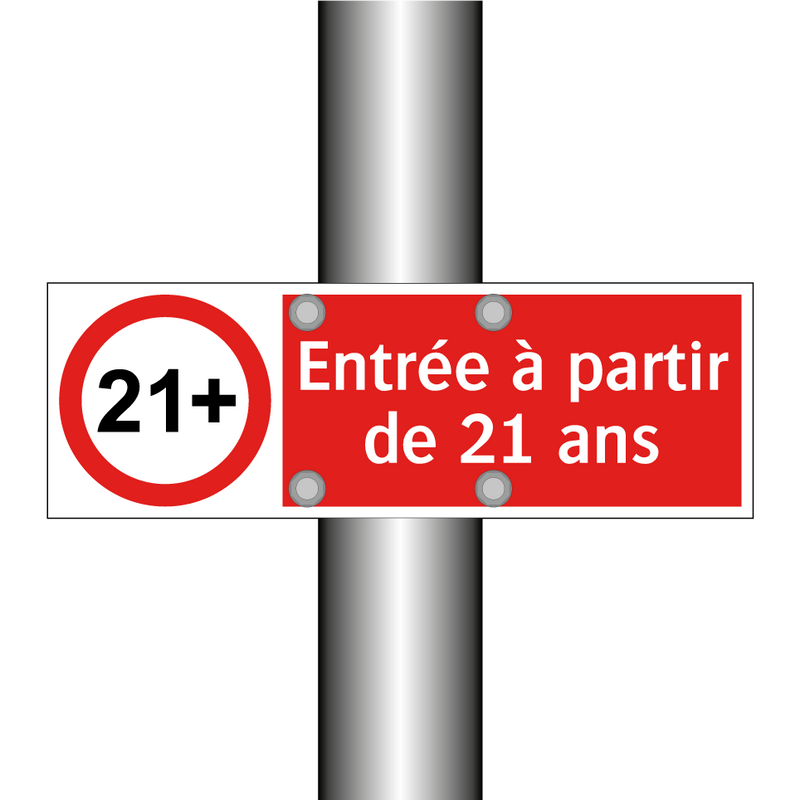 Entrée à partir de 21 ans