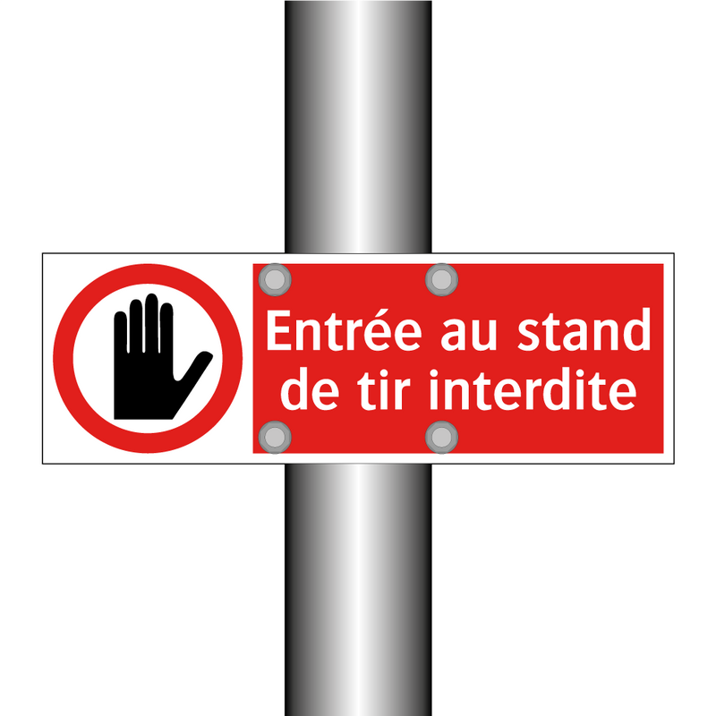 Entrée au stand de tir interdite